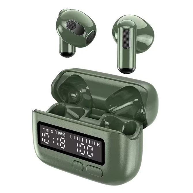 Беспроводные Bluetooth наушники BPG Retro Back Clip Portable TWS 1990 (Зеленые) Винница - photo 1