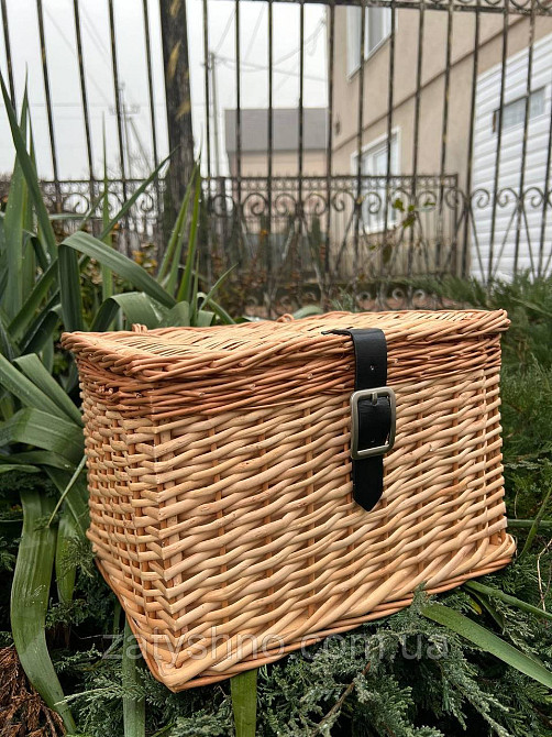 Ящик плетений з ремінців для подарунків Київ - фото 2