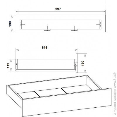 Бельевой ящик 