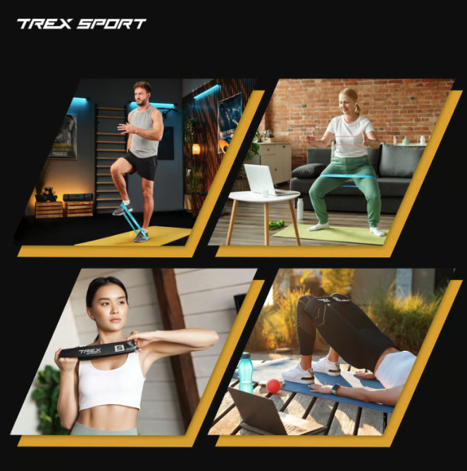 Набір резинок для фітнесу Trex Sport TX-065RBV 1-18кг Киев - изображение 5