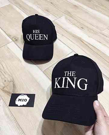 Парні кепки/бейсболки The King/His Queen Чернівці