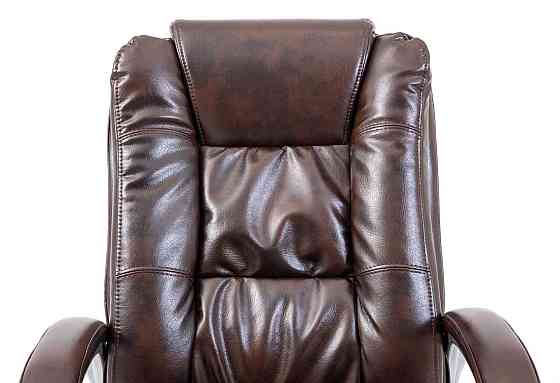 Офісне Крісло Керівника Richman California Titan Dark Brown Хром М3 MultiBlock Коричневий Київ