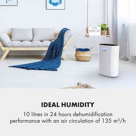 Осушувач AeroDry 10 265 Вт 10 л/д 135м3/год 25 м2 DrySelect 37дБ білий (Німеччина, читати опис) Рівне