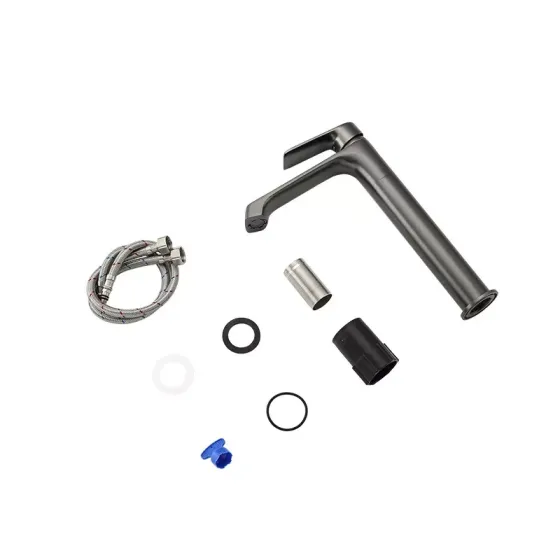 Смеситель для раковины высокий Frap F1071-29 графит Киев