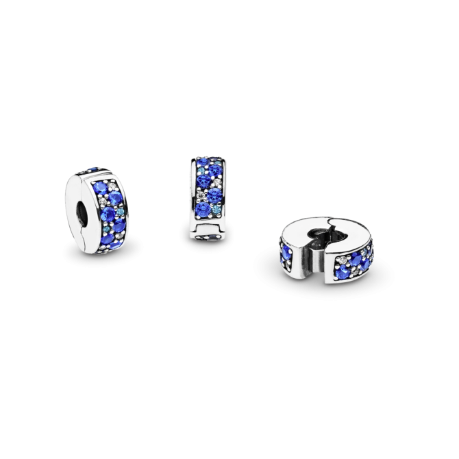Срібна намистина-кліпса Пандора Синій Паве 791817NSBMX MasterSem Київ - фото 4