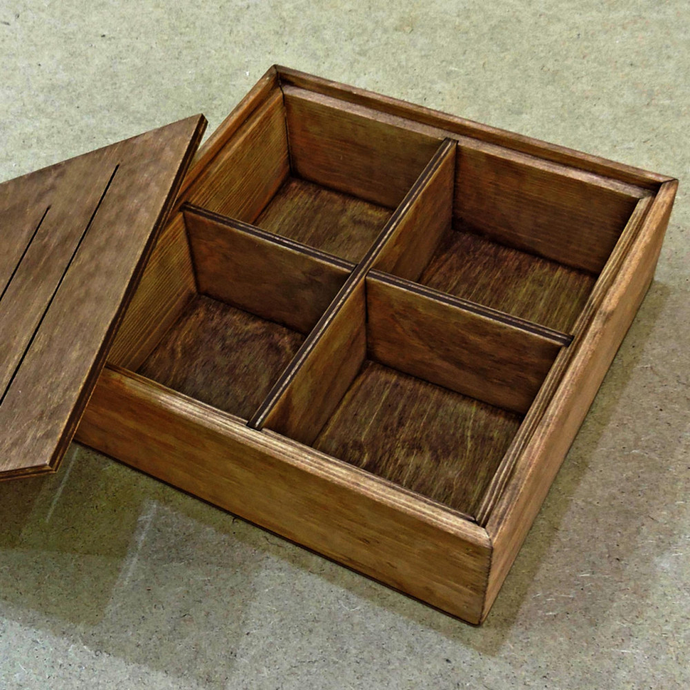 Менажниця дерев'яна "Тако" тектона Миколаїв - фото 1