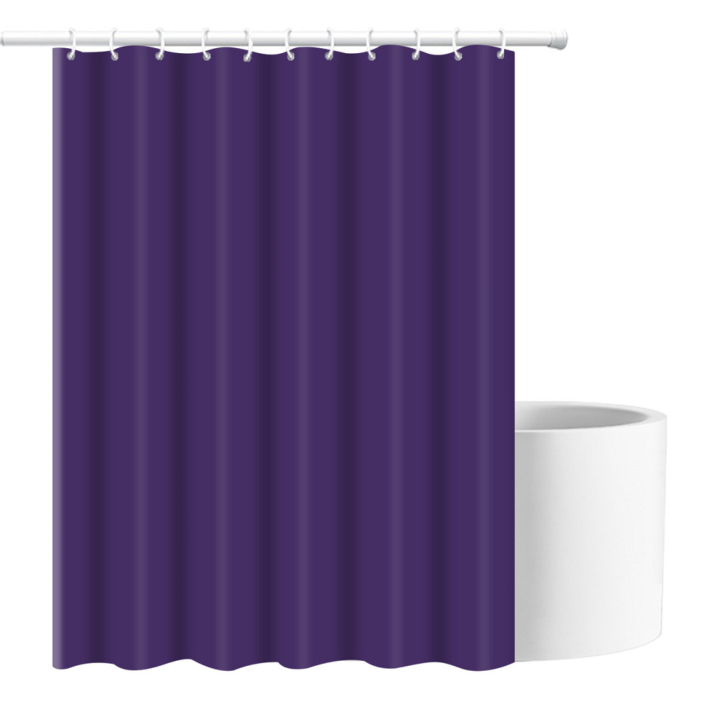 Шторка для ванны из полиэстера водонепроницаемая Bathlux 180x180 см с кольцами, занавеска для ванной комнаты Каменец-Подольский - изображение 4