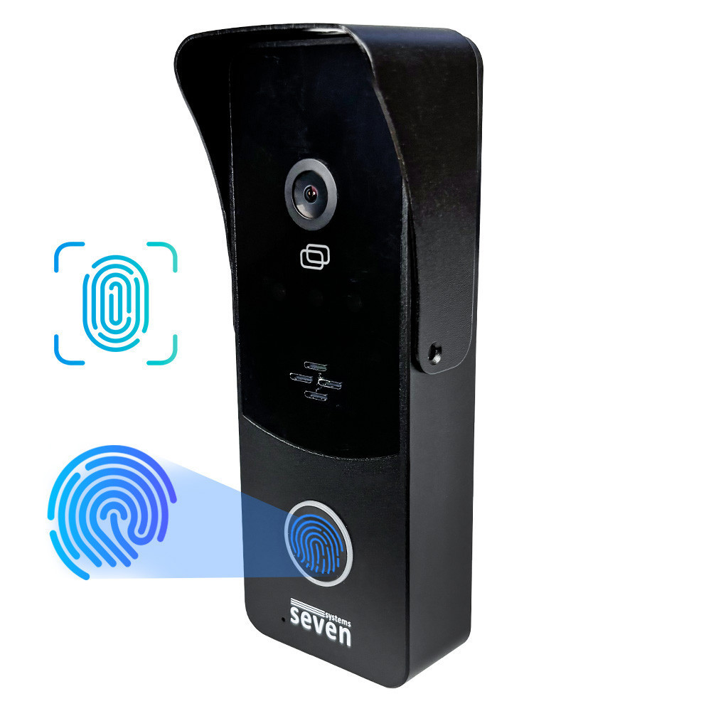Вызывная панель домофона со встроенным контроллером SEVEN CP-7508 FHD black Киев - изображение 11