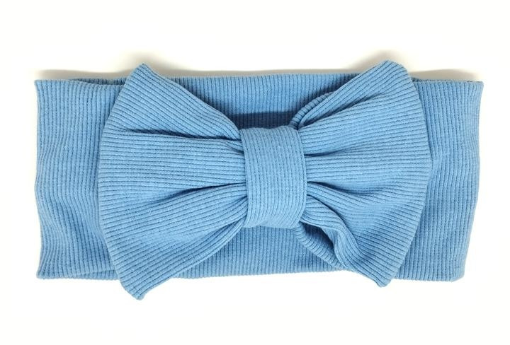Пов'язка на голову осіння блакитна Київ - фото 1