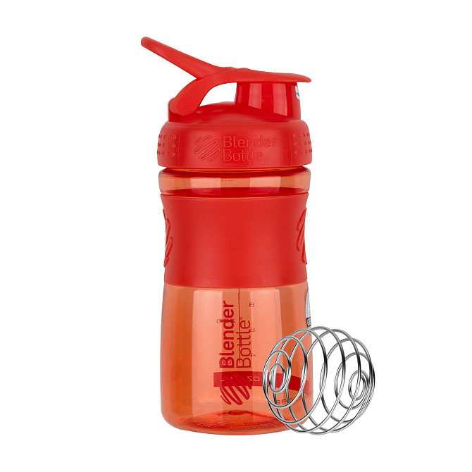 Шейкер спортивний (пляшка) BlenderBottle SportMixer Flip 20oz/590ml Coral Кам'янське - фото 9
