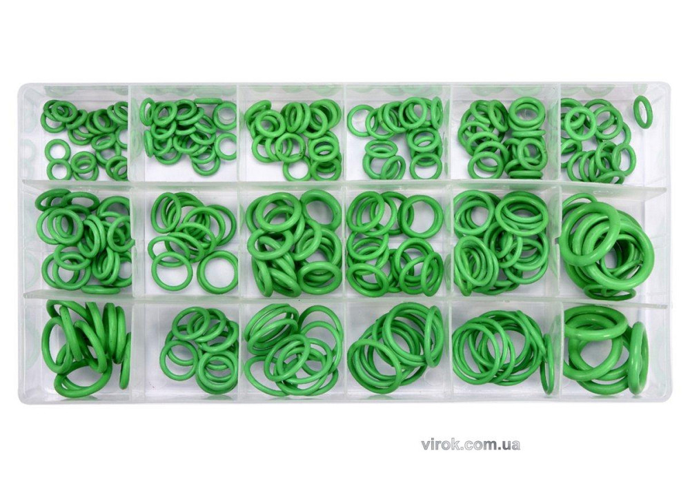 Набір гумових прокладок різних розмірів YATO : з акрилонітрилового каучука, 270 шт [6/24] Одесса - изображение 1