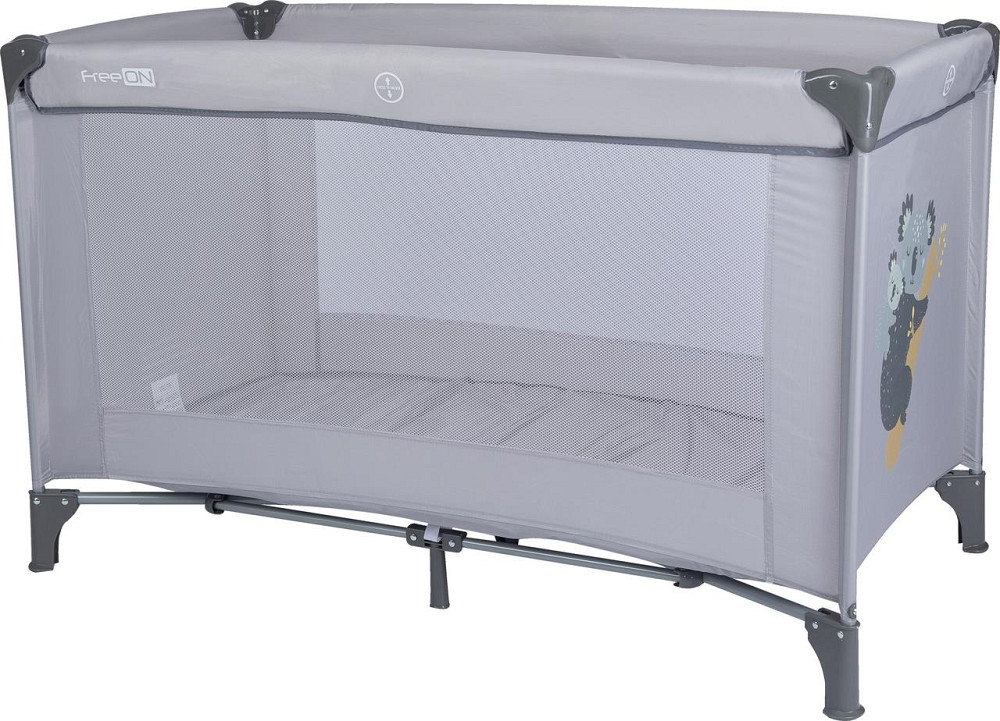Кровать-манеж детская FreeON Travel Love, grey Киев - изображение 1