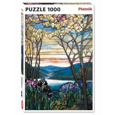 Пазл Piatnik Магнолії та іриси Тіффані, 1000 елементів (PT-552045) Вінниця
