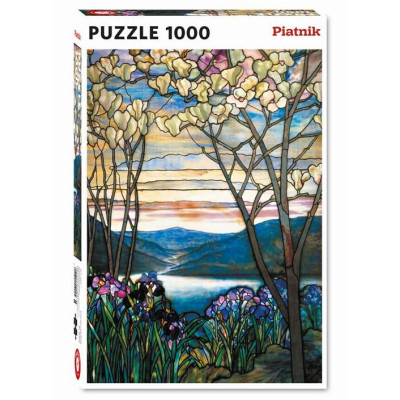Пазл Piatnik Магнолії та іриси Тіффані, 1000 елементів (PT-552045) Вінниця - фото 1