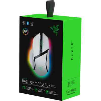 Мышка Razer Basilisk V3 Pro 35K Wireless/Bluetooth White (RZ01-05240200-R3G1) Винница