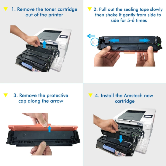 Набор картриджей HP 201X (CF400X) для HP Color LaserJet Pro M252, M277 — Комплект 4 шт. (Black, Cyan, Yellow, Magenta), Premium Киев