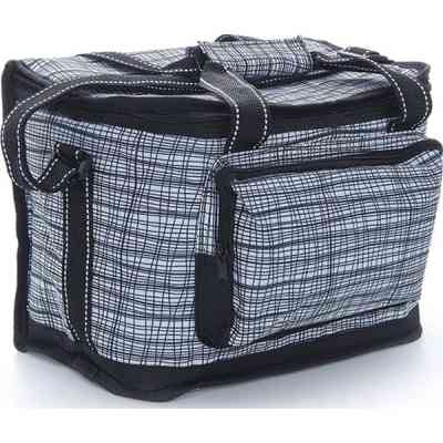 Термосумка СИЛА 15 л чорно-біла (32х20х24 см) (960604) Вінниця