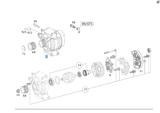 Mercedes-Benz  A0121545902 OM646 OM647 Одеса