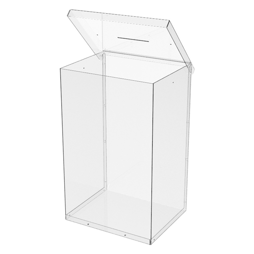 Ящик EKOSTAR без замка для пожертвований и сбора денег 250x200x400. Объем 20 литров Киев - изображение 5