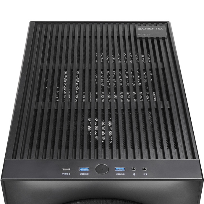 Корпус Chieftec THE CUBE CI-03B-OP, без БЖ, fan 20cm, mATX, Black Вінниця - фото 14