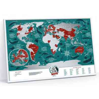 Скретч карта 1DEA.me Travel Map Marine World (13020) Винница