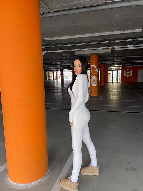 Женский утепленный облегающий комбинезон термо на флисе Молочный, 46/48 Одесса - изображение 7