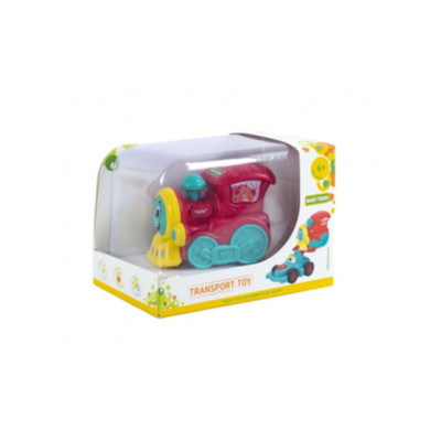 Развивающая игрушка Baby Team инерционный поезд красный (8620_паровозик_красный) Винница - изображение 2