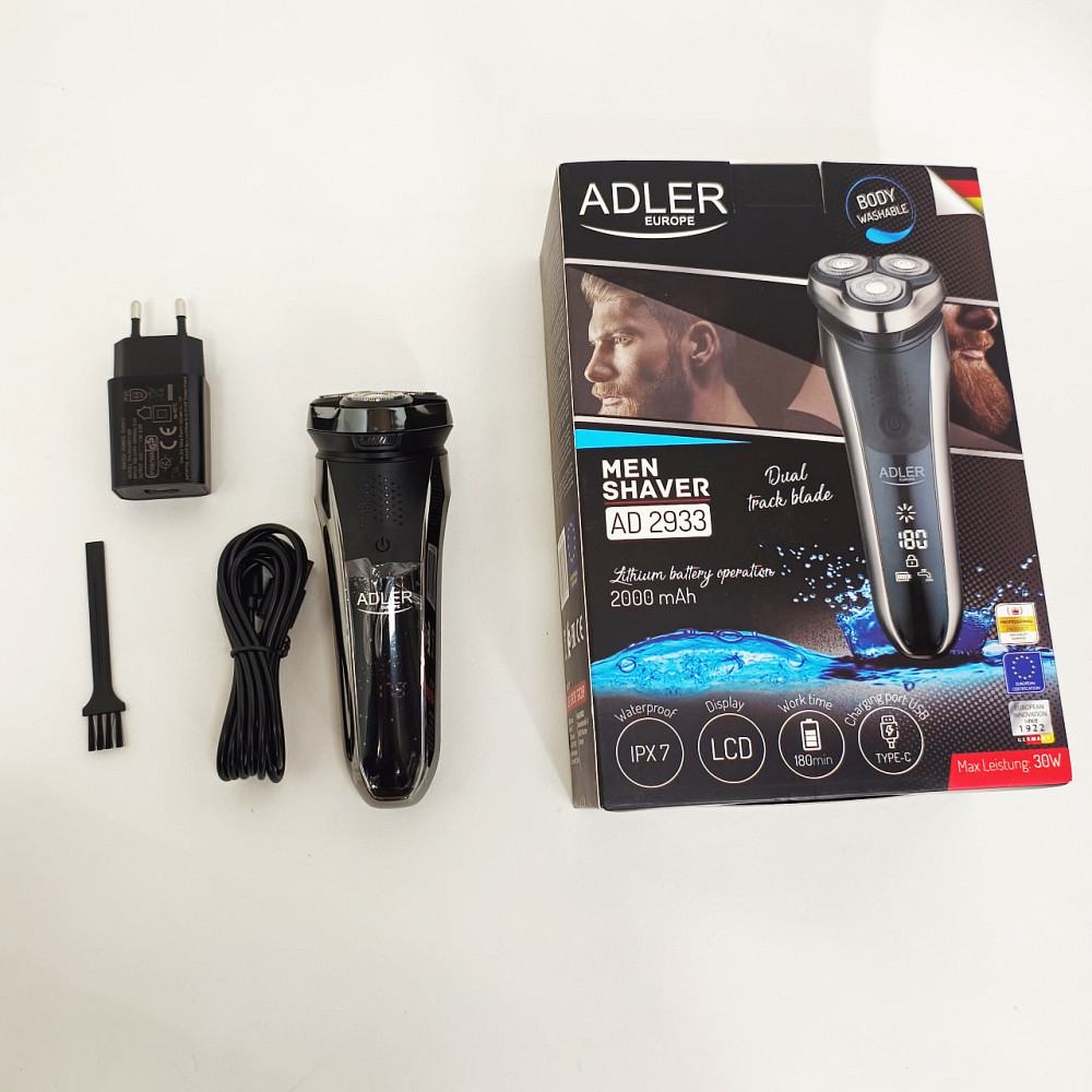 Мужская беспроводная электрическая бритва Adler, Электробритва для ухода за бородой WJ-15 Львов - изображение 3