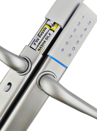 PES Ford silver розумний замок з вузьким корпусом Київ