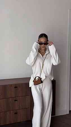 Жіночий елегантний костюм з ангорового рубчика Одеса