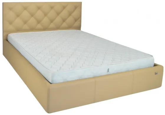 Кровать Двуспальная Bristol Comfort 160 х 190 см Fly 2238 С подъемным механизмом и нишей для белья Бежевый Киев