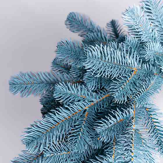 Голубий штучний різдвяний вінок 60 см Київ