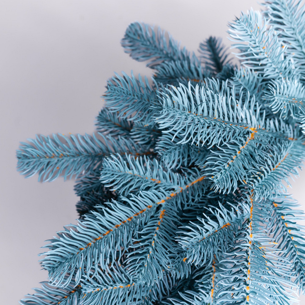 Голубий штучний різдвяний вінок 60 см Київ - фото 1
