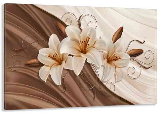 Картина холст в гостиную / спальню  Лілії    MLP_126 50x100 см Киев