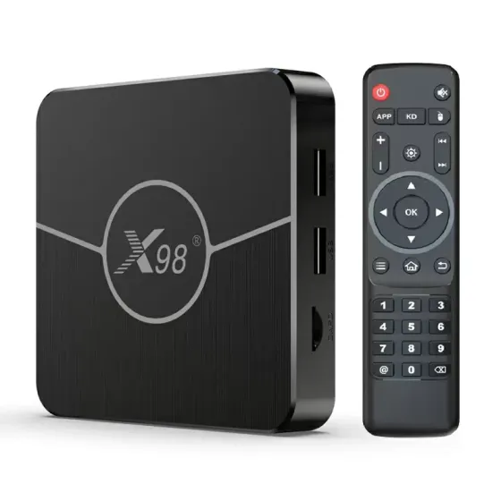 Смарт ТВ приставка X98 Plus 4/64 Гб Android Smart TV Box Андроїд 11 ТВ бокс Київ