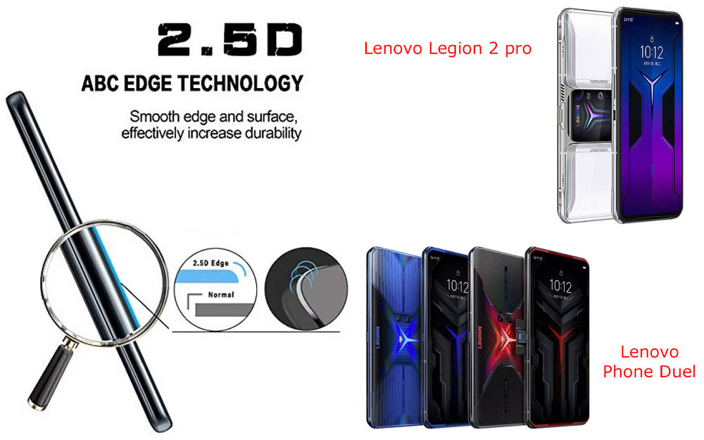 Захисне скло ArmorGlass для Lenovo Legion 2 pro, Phone Duel – стійке до подряпин та ударів Київ - фото 2