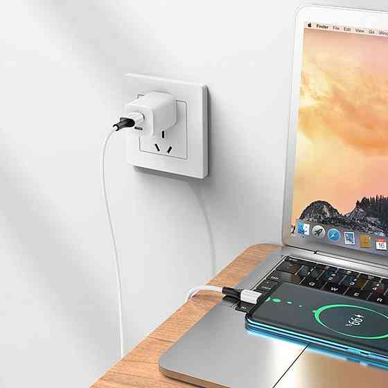 Кабель USB - Type-C BOROFONE BX79 3A 1m силіконовий силіконові конектори колір білий BX79CW Одеса
