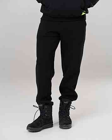 Чоловічий теплий костюм зі штанами чорний — Байка — однотонний Tom John 93401 XXL Київ