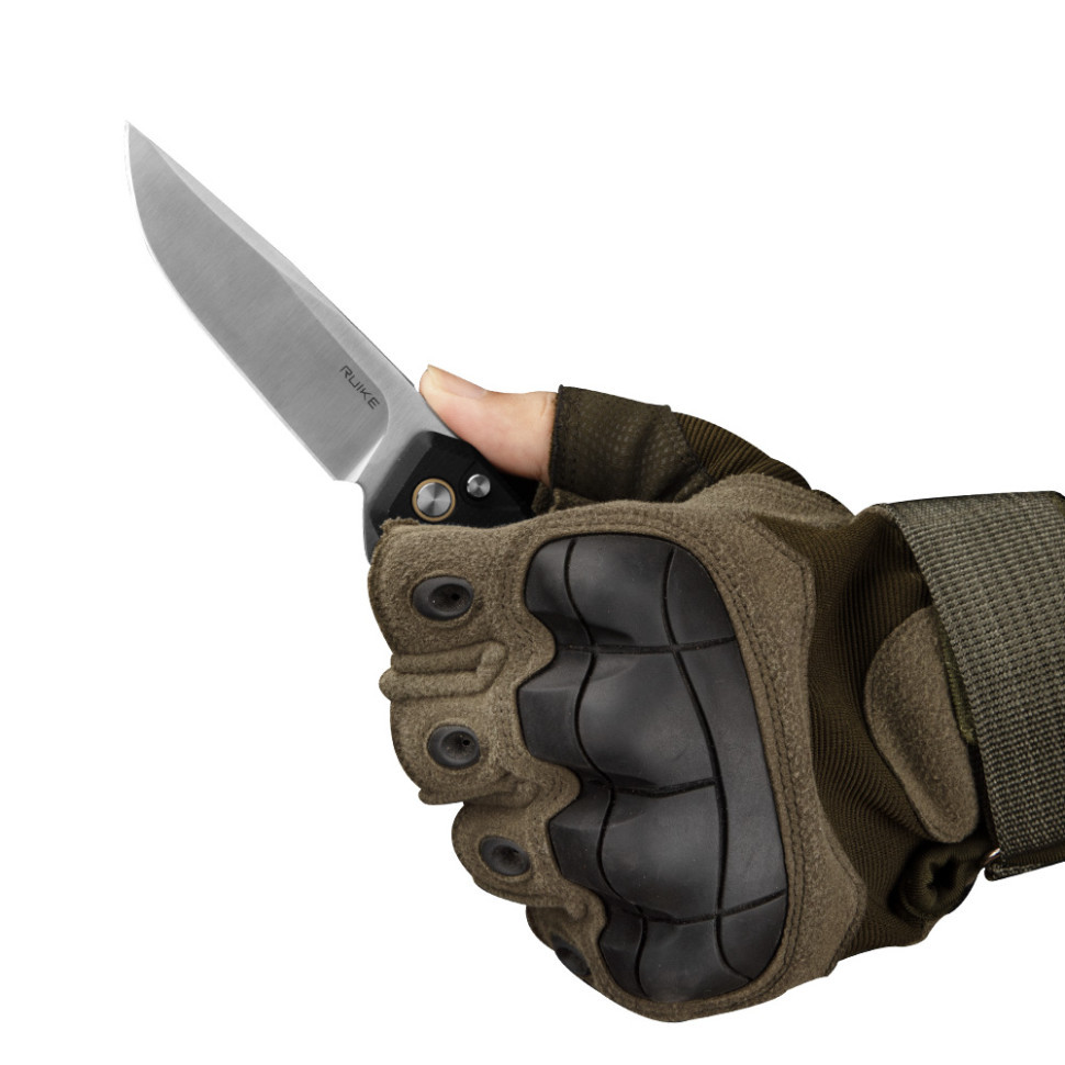 Ніж складаний туристичний Ruike P873-MB, (8.8 см)14C28N / G10 чорний Київ - фото 11