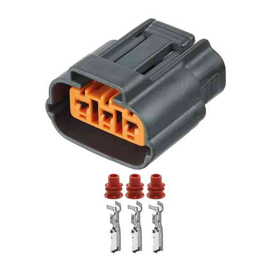 Роз'єм конектор 3-кон., Катушка Зажигания, Генератор, 6195-0009, SUMITOMO Японія Багато Acura, Mazda, Mitsubishi, Nissan Київ