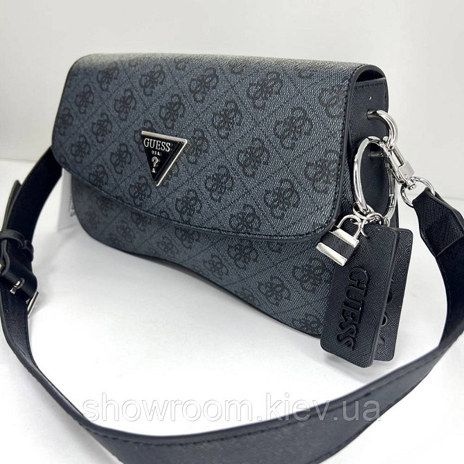 Женская сумочка на плечо Guess (813019) grey Киев - изображение 5