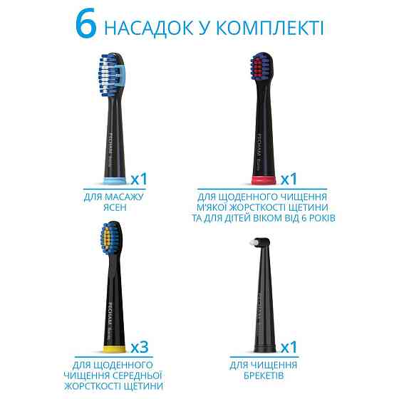 Електрична зубна щітка Pecham Travel PC-085 Black ( 19408 ) Харків