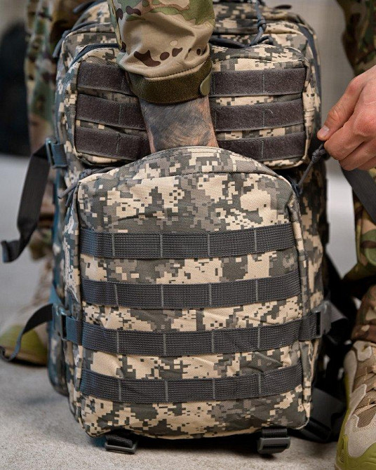 Милитари  рюкзак CHEMP  45 л  пиксель ПП7862 Одесса - изображение 6