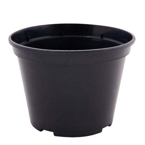 Вазон для розсади 25*20см круглий чорний Алеана Житомир