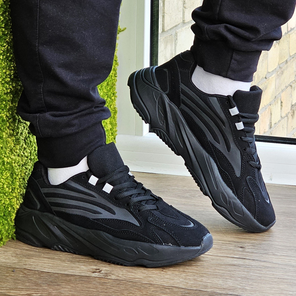 Кросівки Adidas Boost 700 Чорні Чоловічі Адідас Замшеві (розміри: 41,42,43,44,45,46) - 66-6 Дніпро - фото 2