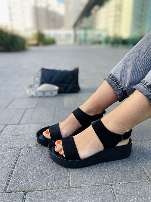 ARLEN Босоніжки жіночі ARLEN Бос-02 чорні (літо, замша натуральна) (3745) лише 37р. Коломыя - изображение 5