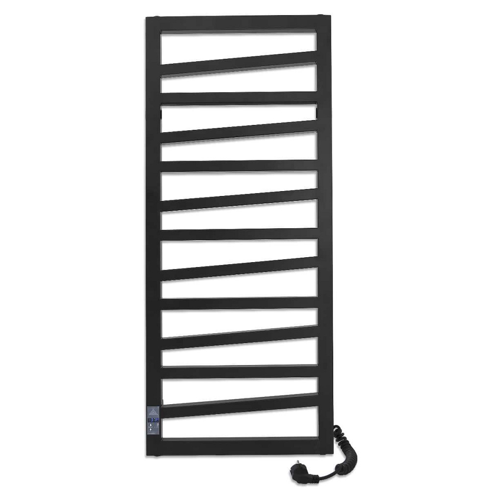 Електрична сушарка для рушників Laris Зебра Міраж ЧКЧ 11 500Х1200 Е чорний Київ - фото 2