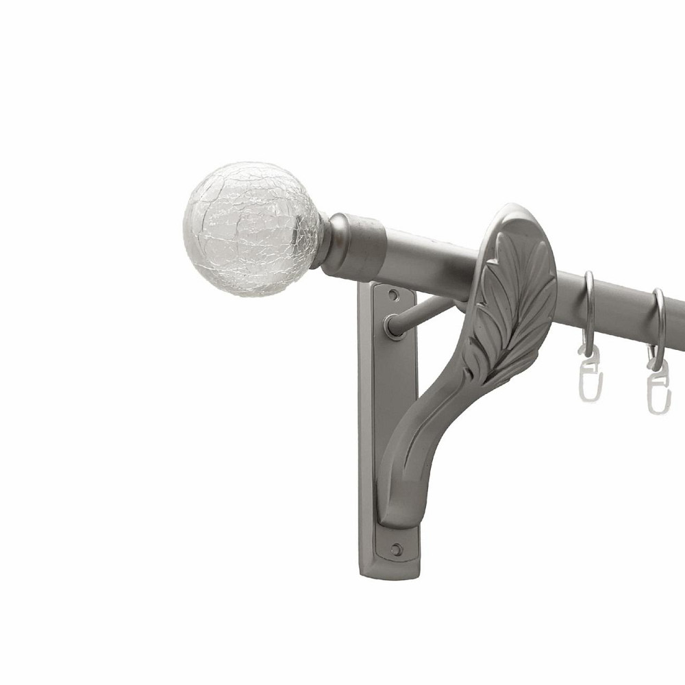 Карниз Orvit Сепія металевий однорядний ретро гладка труба кільце металеве Сатин 25 мм 140 см (00-00027513) Львов - изображение 1