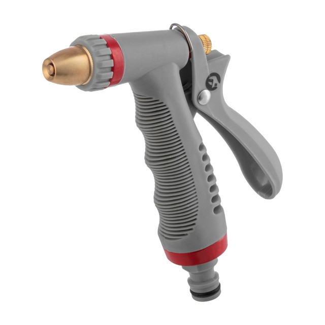 Пістолет-розпилювач для поливу, 3 режими, плавне регулювання потоку води, матеріали: ABS, PP, TPR, Zinc alloy, Brass INTERTOOL Київ - фото 2