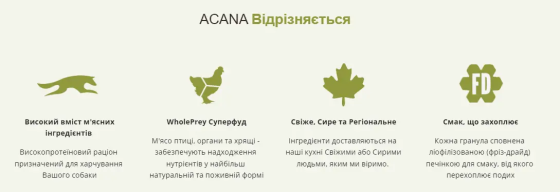 Acana Adult Large Breed Recipe (Акана Едалт Лардж Брид Ресипе) сухий корм для дорослих собак великих порід Запоріжжя